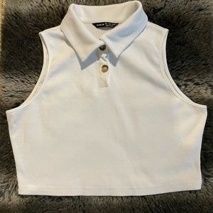 Women’s Sleeveless Crop Top ( large )